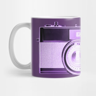 Purple/Violet - Vintage 1960s Rangefinder Camera Mug